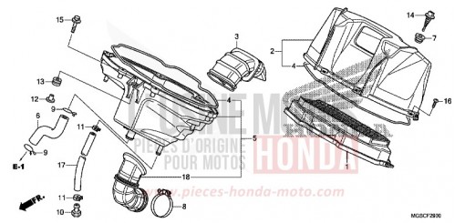 FILTRE A AIR NC700DD de 2013